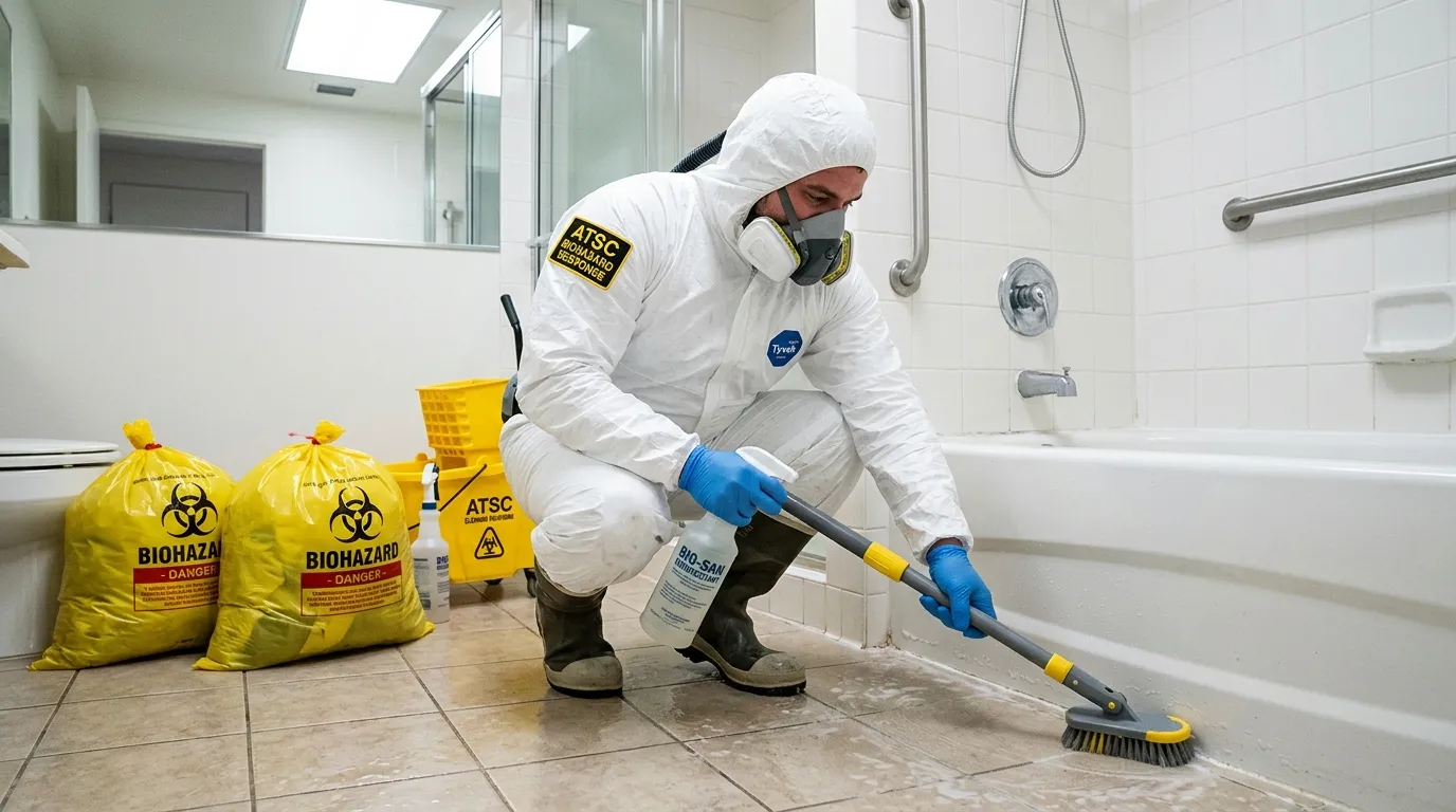 Decontamination equipment deployed for Blood Cleanup in Bay City